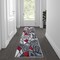 Flash Furniture Red 2' x 7' Abstract Design Accent Rug ACD-RGTRZ860-27-RD-GG - alternate 1